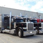 Trucks at loading dock.